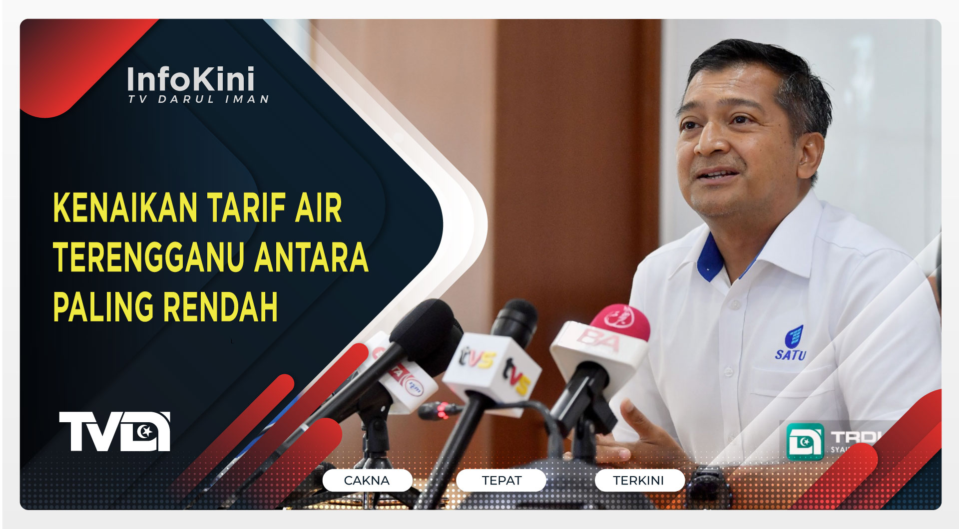 Kenaikan Tarif Air Terengganu Antara Paling Rendah