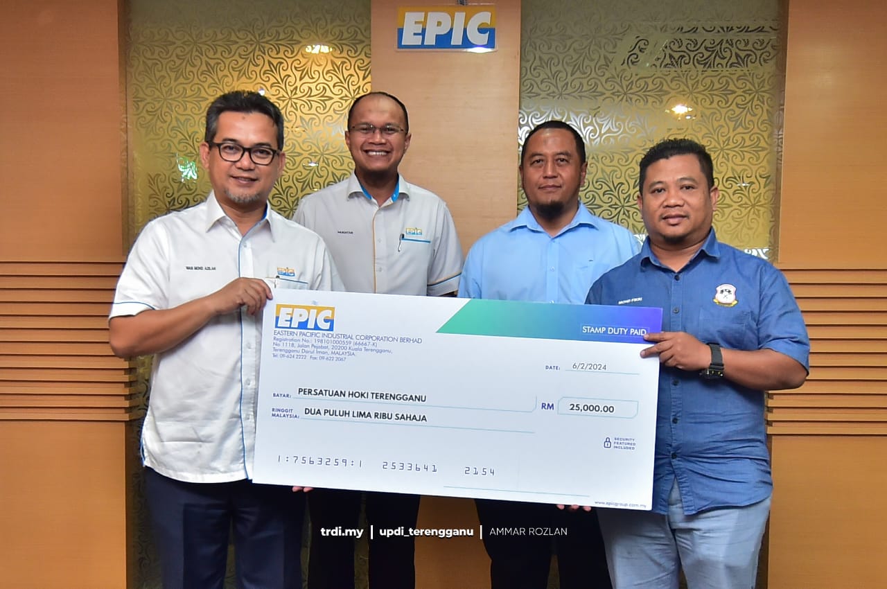 EPIC Sumbang RM25 Ribu Suntik Semangat Pasukan Hoki Terengganu