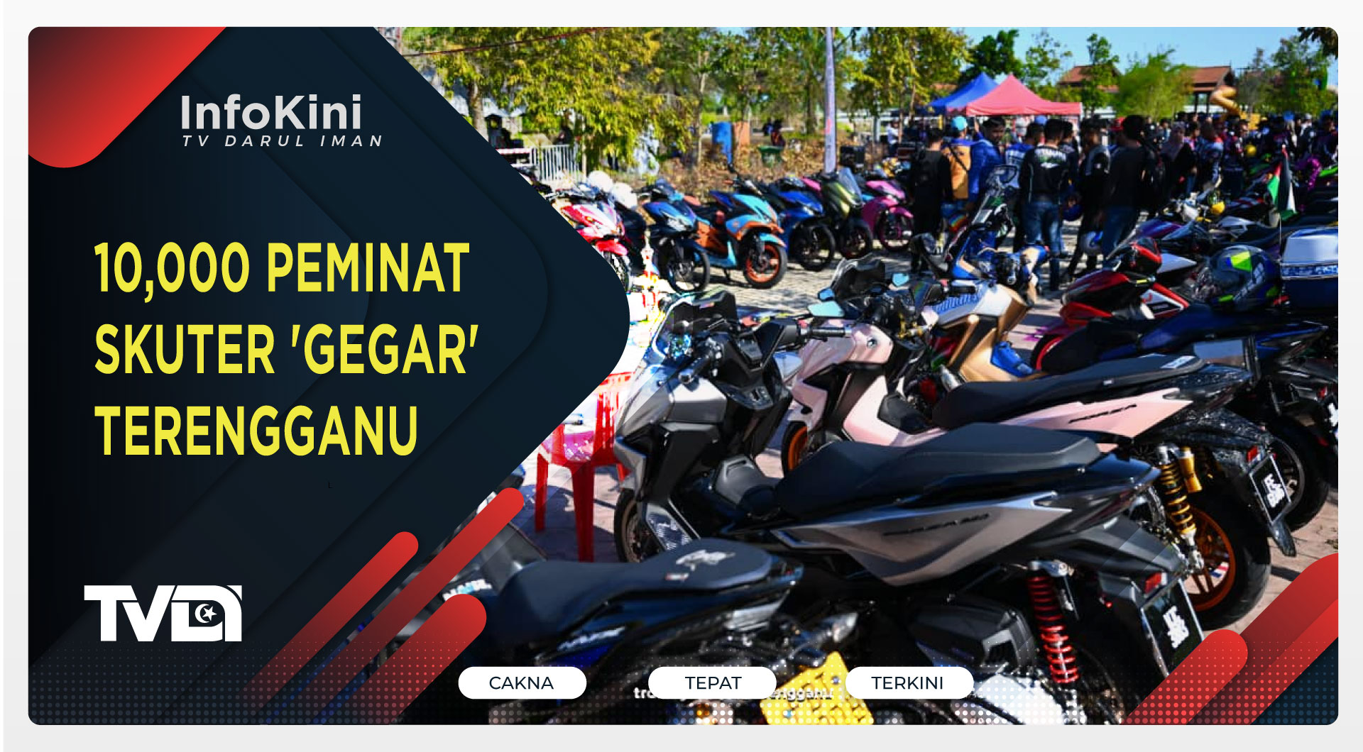 10,000 Peminat Skuter 'Gegar' Terengganu