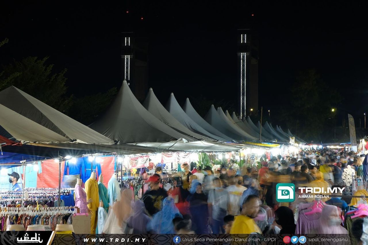 Tiada Bazar Aidilfitri di Terengganu Pada Malam Raya