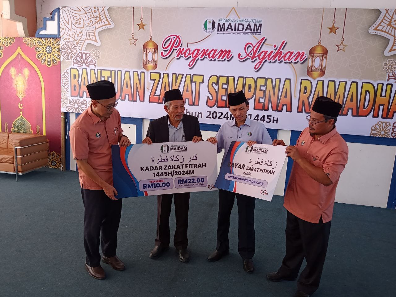Kadar Zakat Fitrah Terengganu RM10 dan RM22