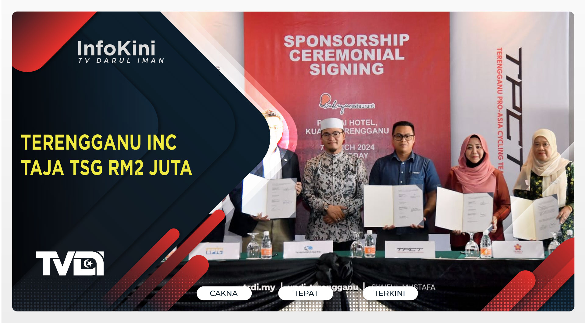 Terengganu Inc Taja TSG RM2 Juta