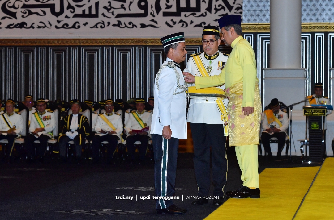 Pengarah Penjara Terengganu Dahului 149 Penerima Pingat Kebesaran Negeri