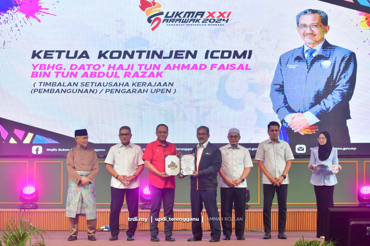 Tun Ahmad Faisal Kemudi Kontinjen Terengganu ke SUKMA XXI Sarawak