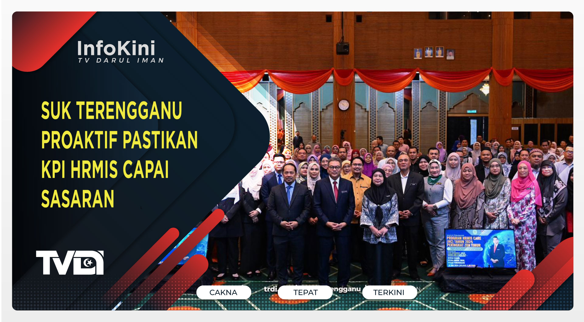 SUK Terengganu Proaktif Pastikan KPI HRMIS Capai Sasaran