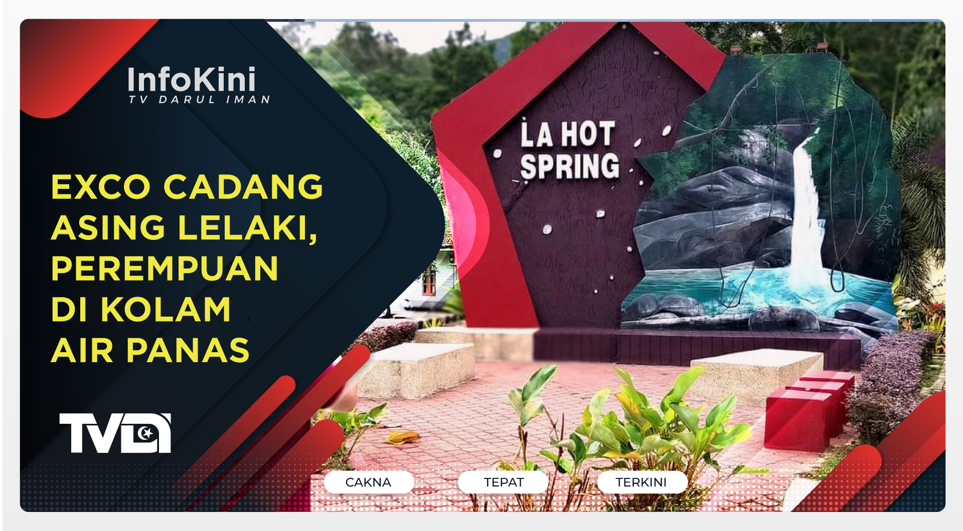 Exco Cadang Asing Lelaki, Perempuan di Kolam Air Panas