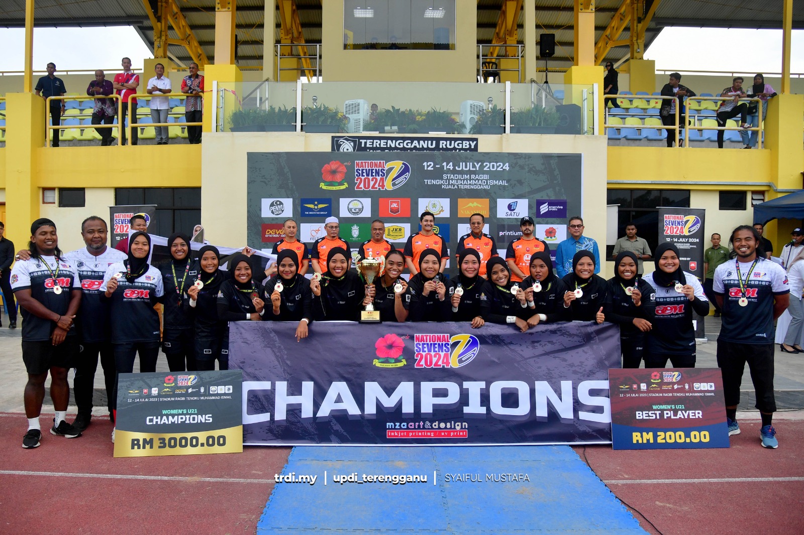 Hanelang Ladies Lengkapkan 'Hatrik' Juara National 7s