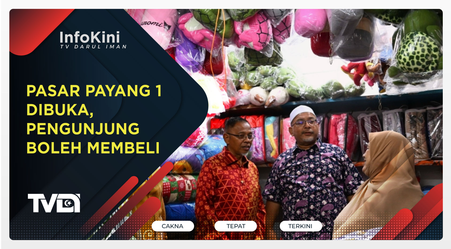 Pasar Payang 1 Dibuka, Pengunjung Boleh Membeli