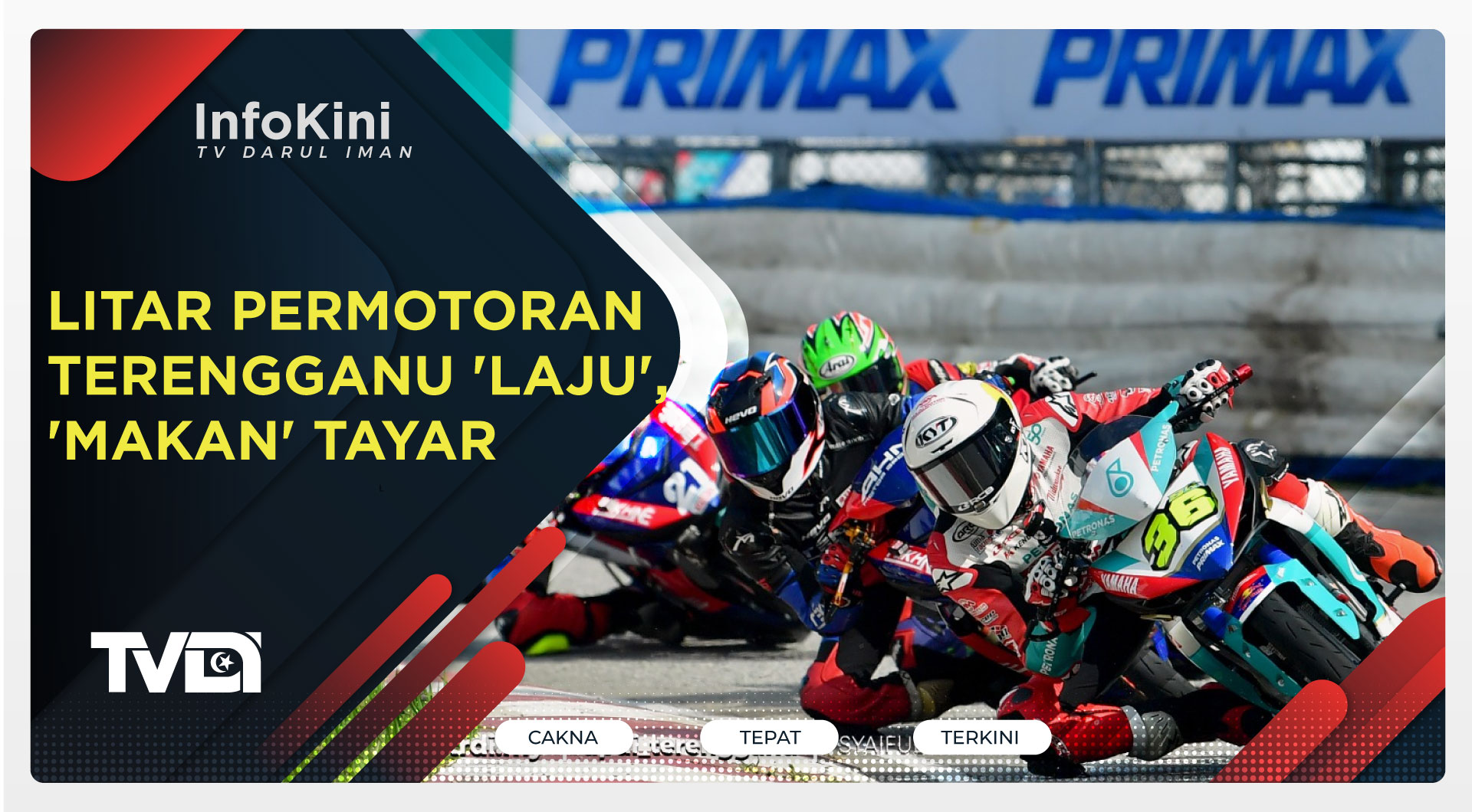 Litar Permotoran Terengganu 'Laju', 'Makan' Tayar