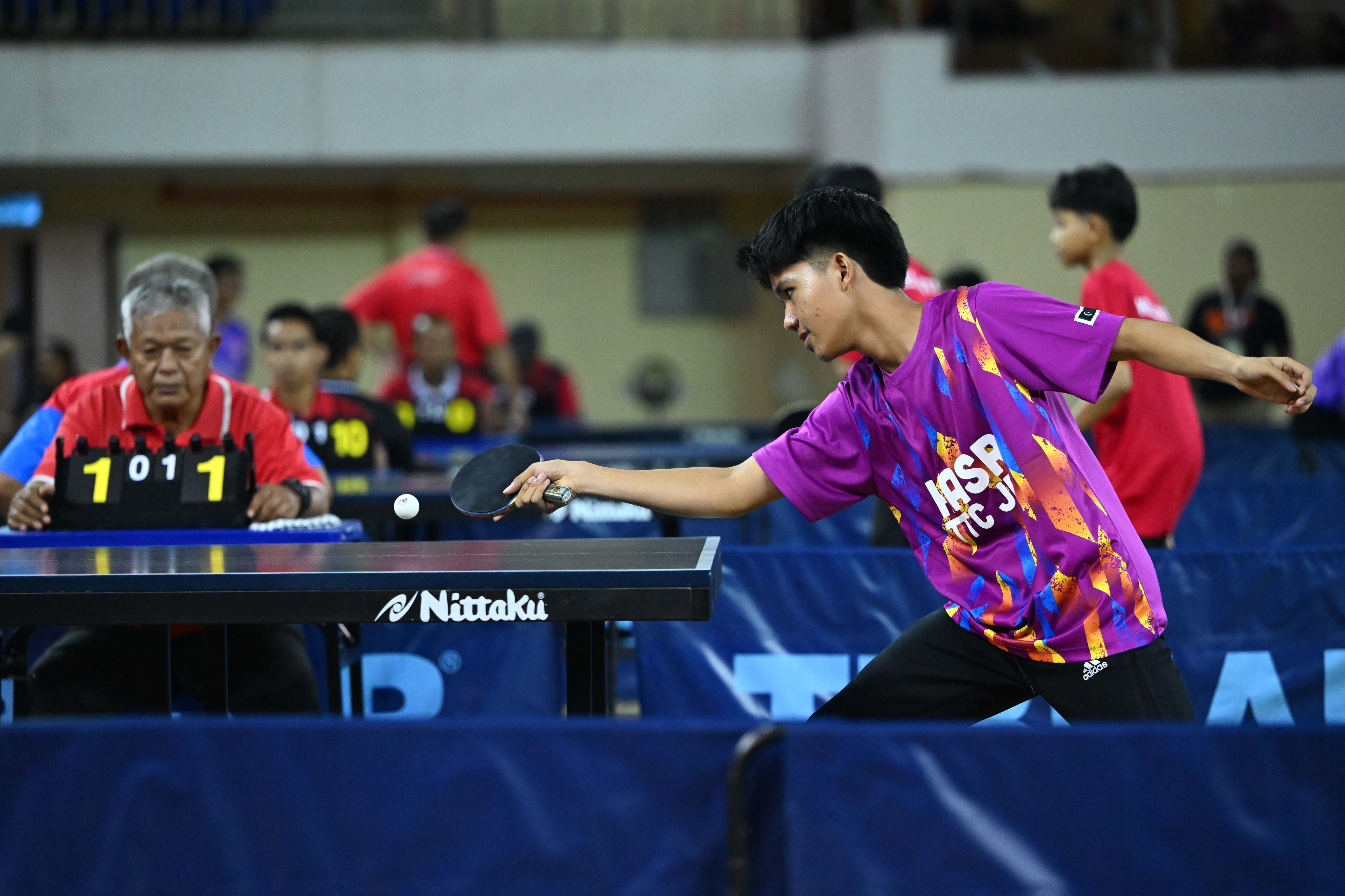 Skuad Ping Pong Kessuma Terengganu Bergaya ke Suku Akhir