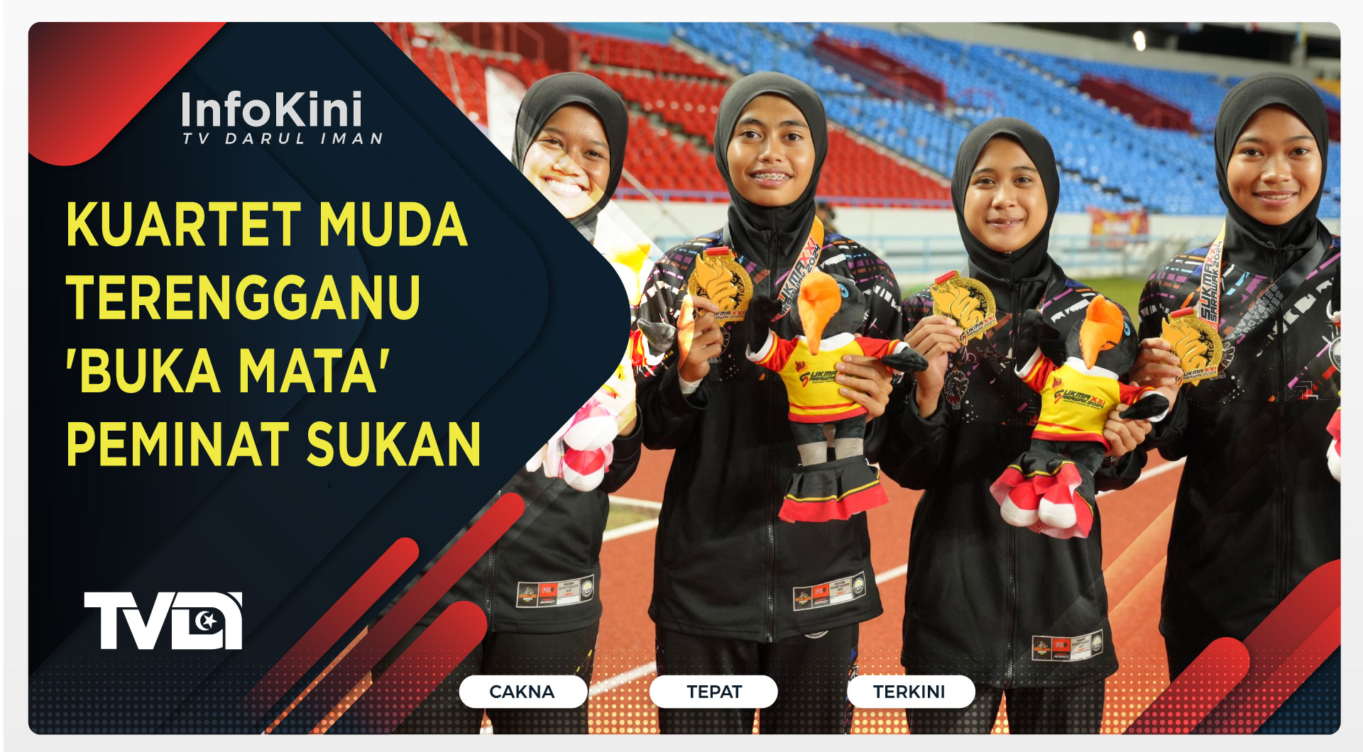 Kuartet Muda Terengganu 'Buka Mata' Peminat Sukan