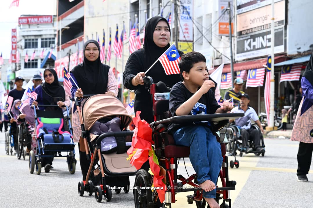 Persatuan OKU Sertai Perarakan Kemerdekaan