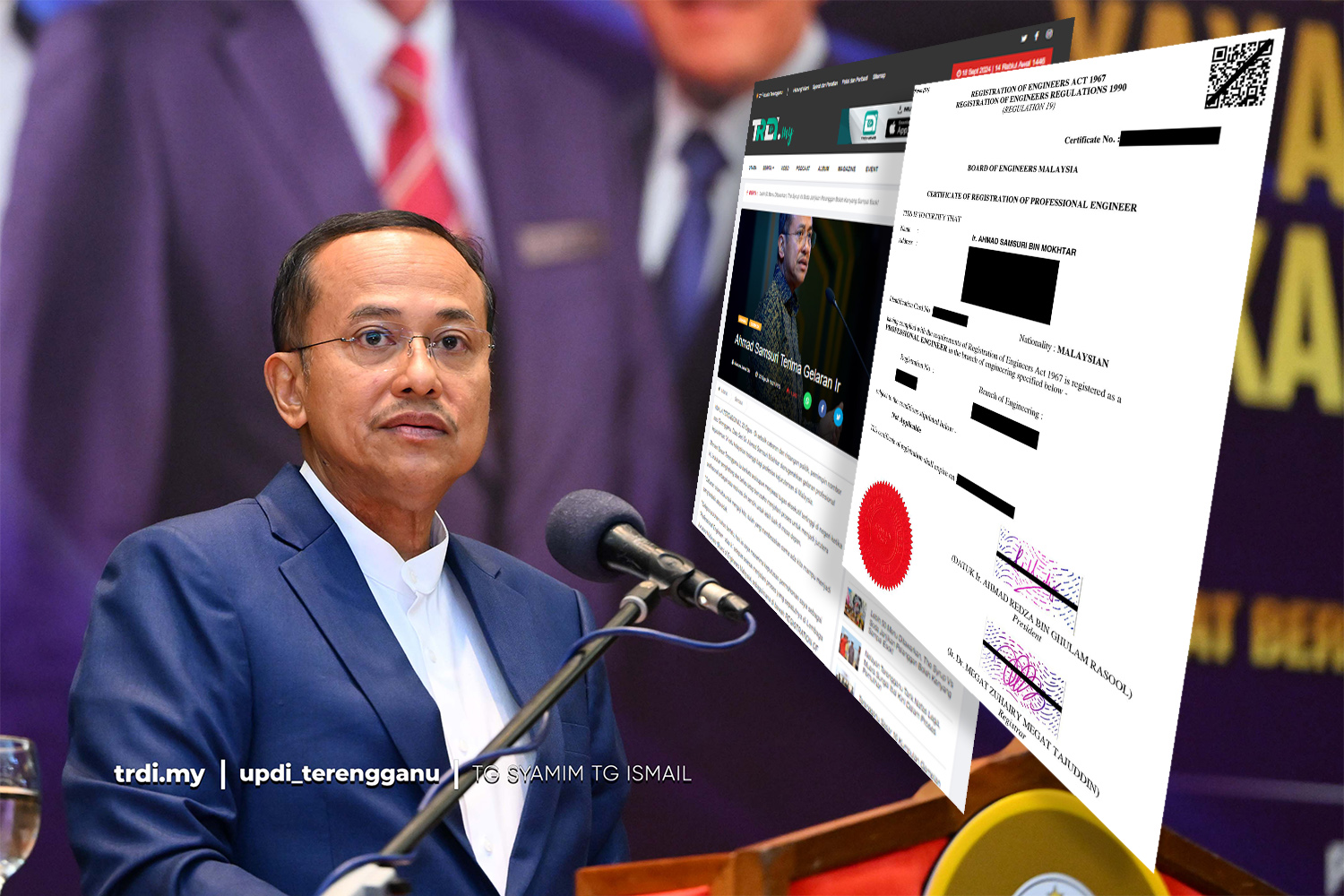 Gelaran Ir Bukan Untuk Diri Saya - Ahmad Samsuri