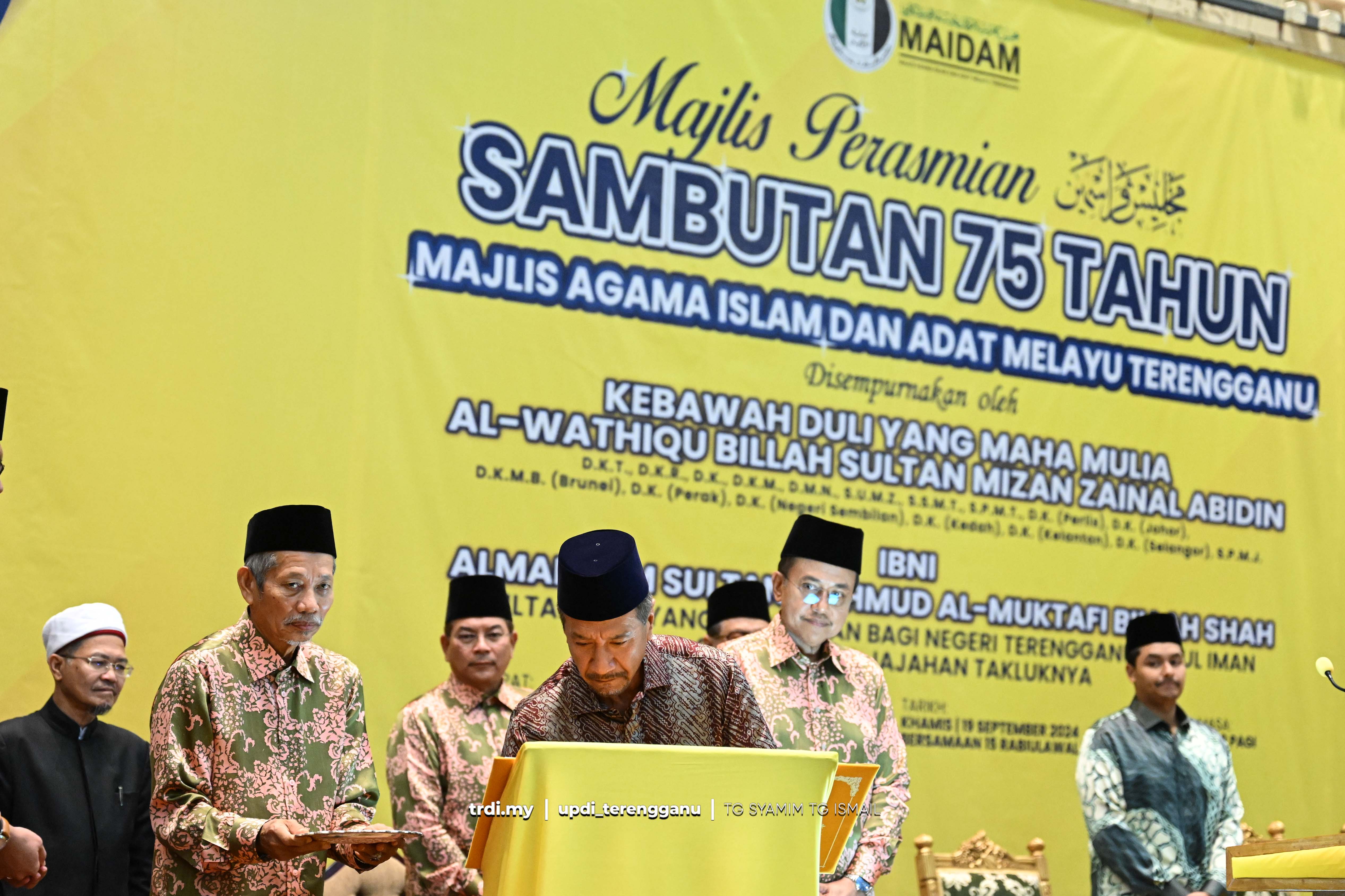 Sultan Terengganu Berkenan Rasmi Sambutan 75 Tahun Maidam