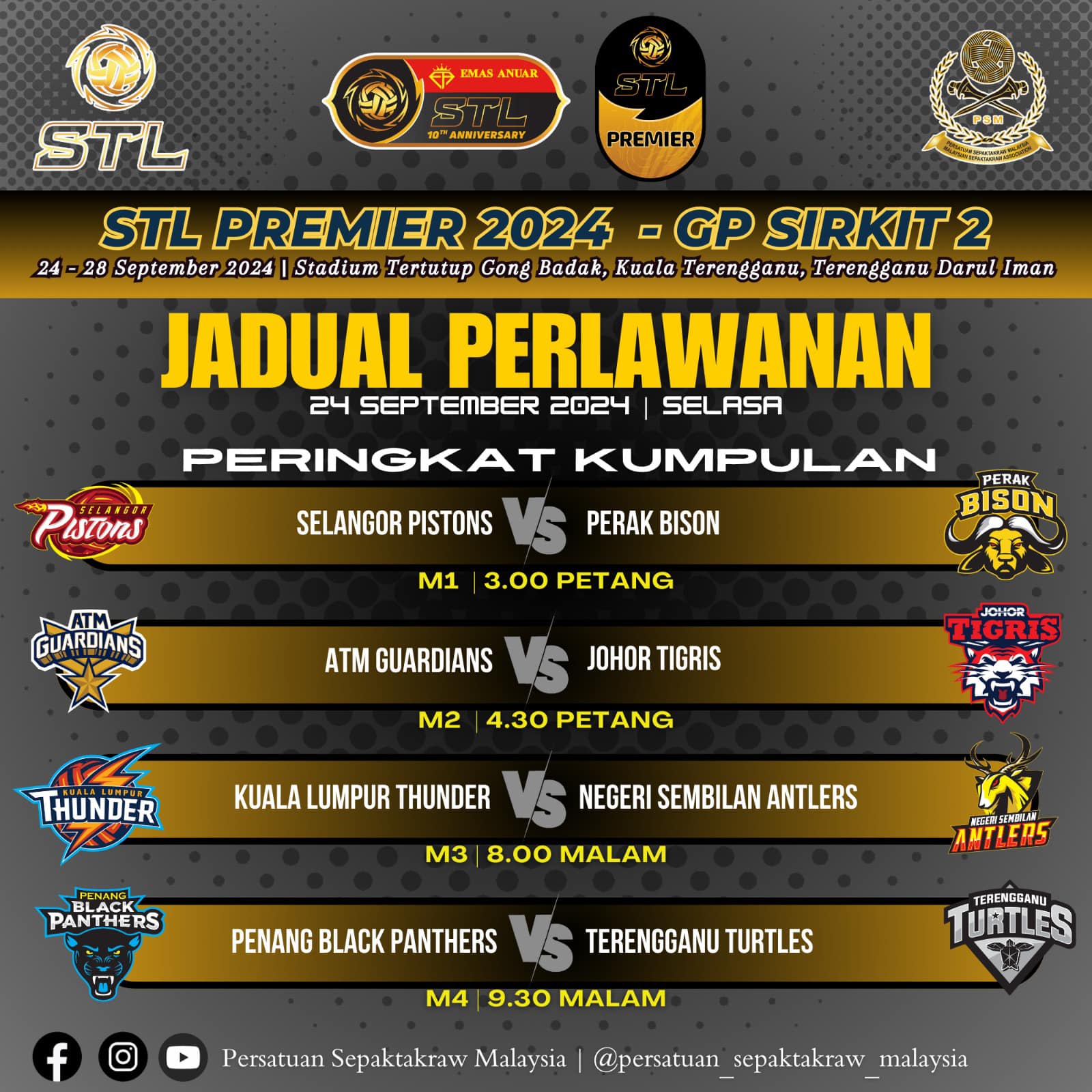 Ayuh! Sokong Terengganu Turtles Malam Ini
