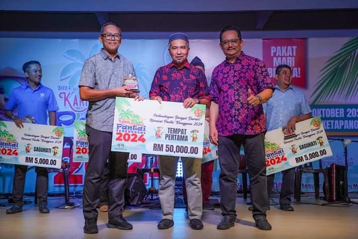 Pejabat Daerah Kuala Terengganu Juara Pertandingan Bangsal Tradisi