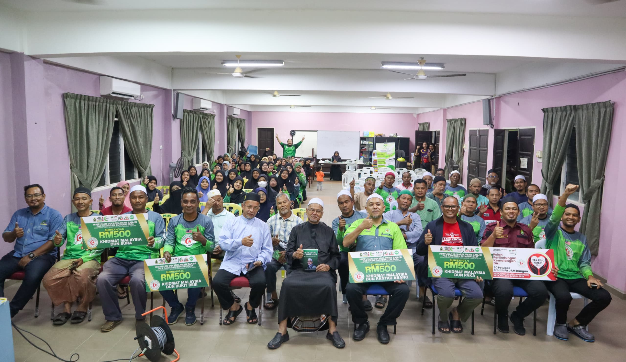 100 Sukarelawan Dungun Siap Sedia Hadapi Banjir