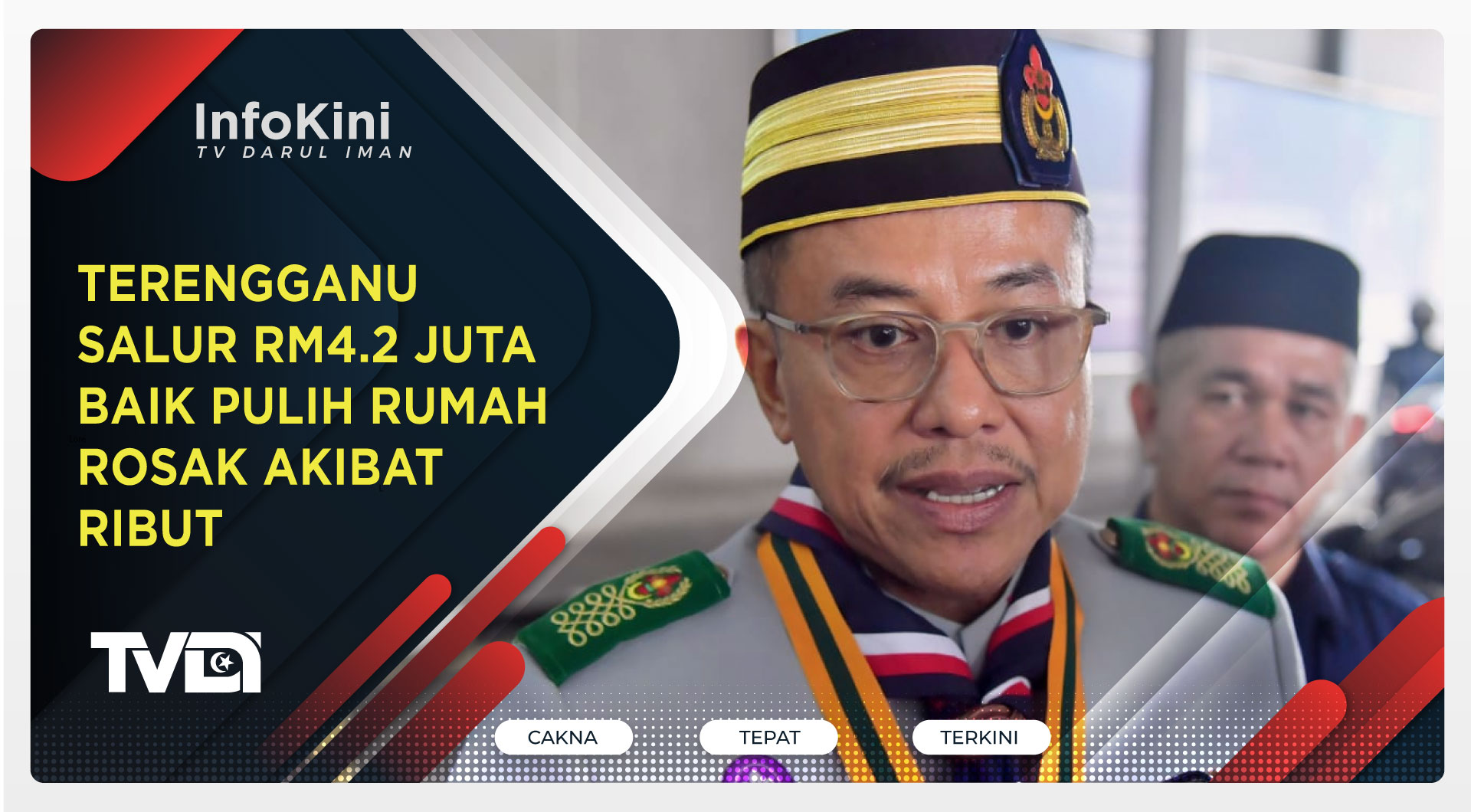 Terengganu Salur RM4.2 Juta Baik Pulih Rumah Rosak Akibat Ribut