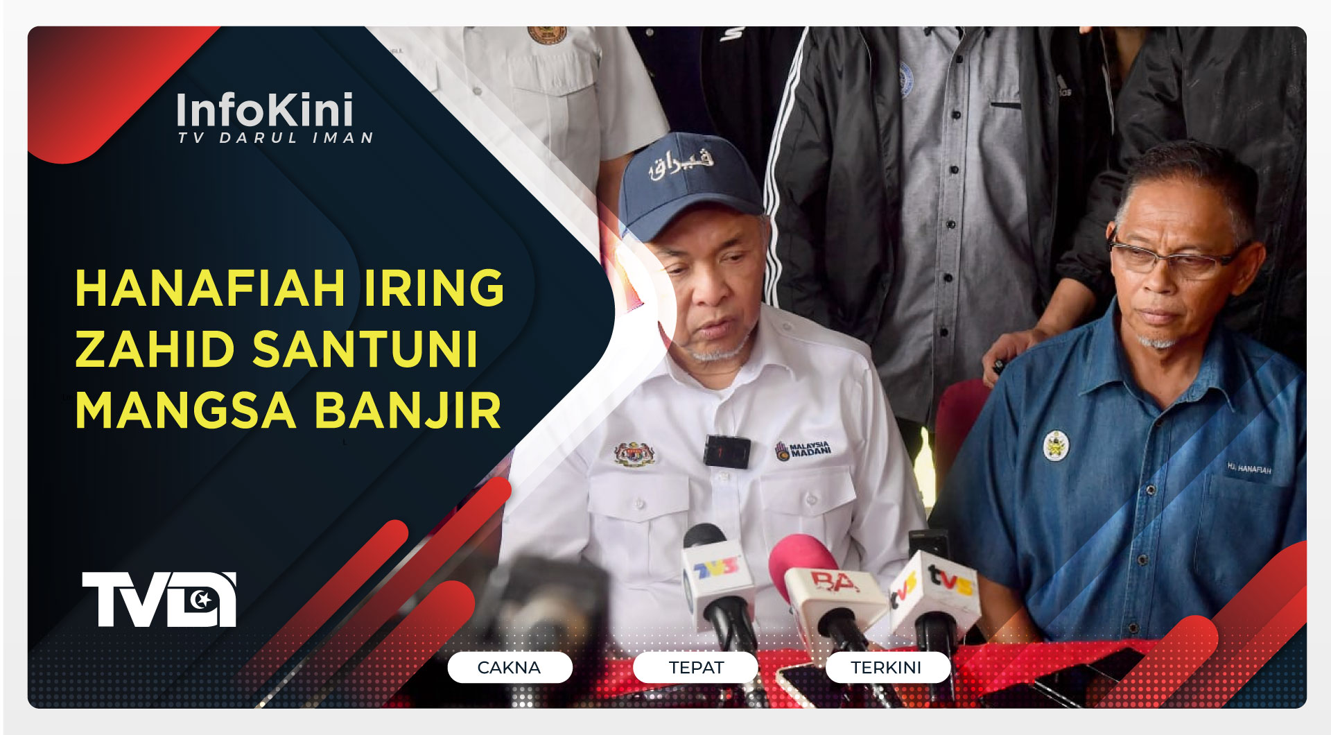 Hanafiah Iring Zahid Santuni Mangsa Banjir