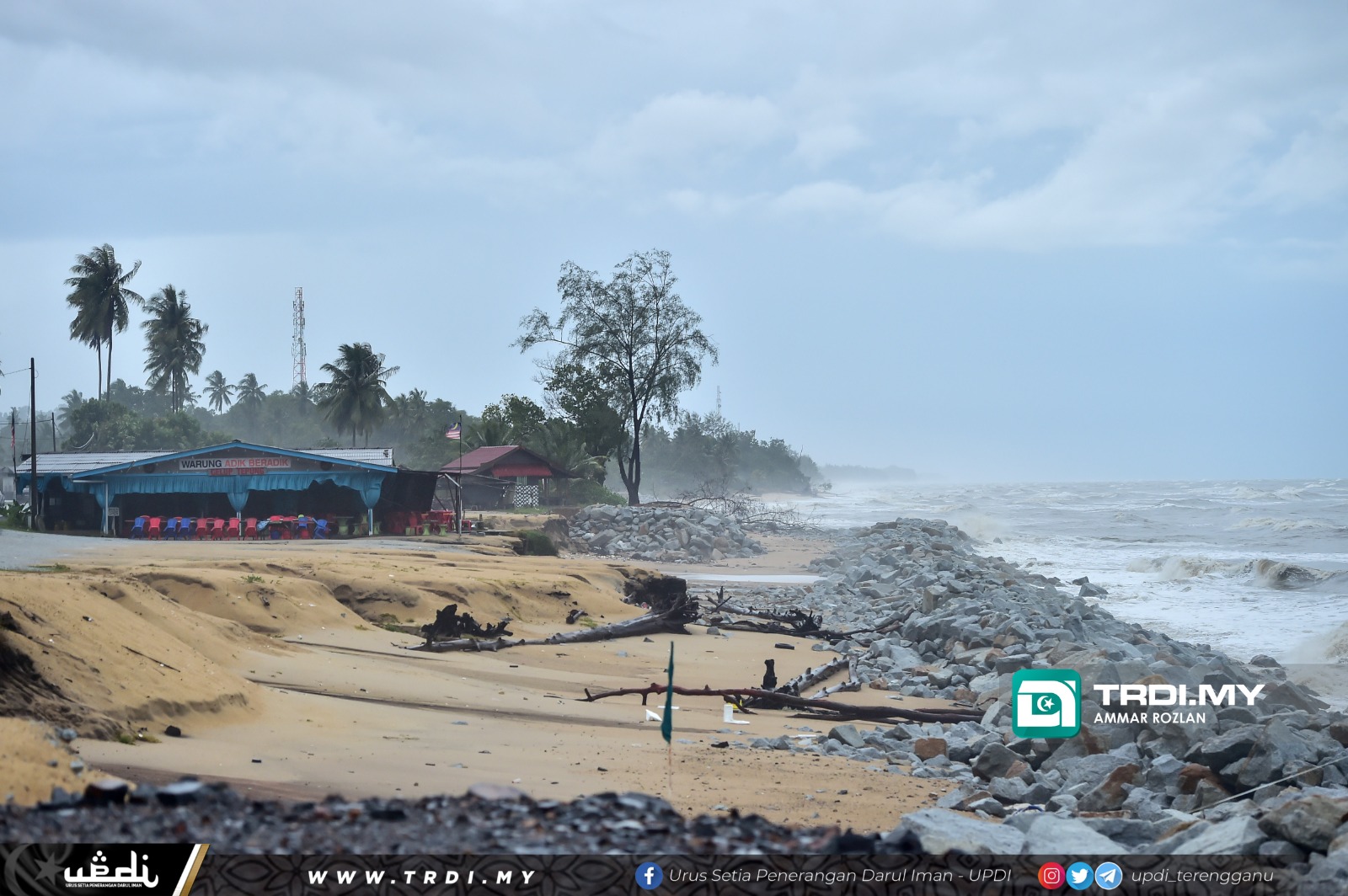 Luruan Monsun, Hujan Lebat Berterusan Di Beberapa Daerah di Terengganu, Pahang Sehingga Rabu