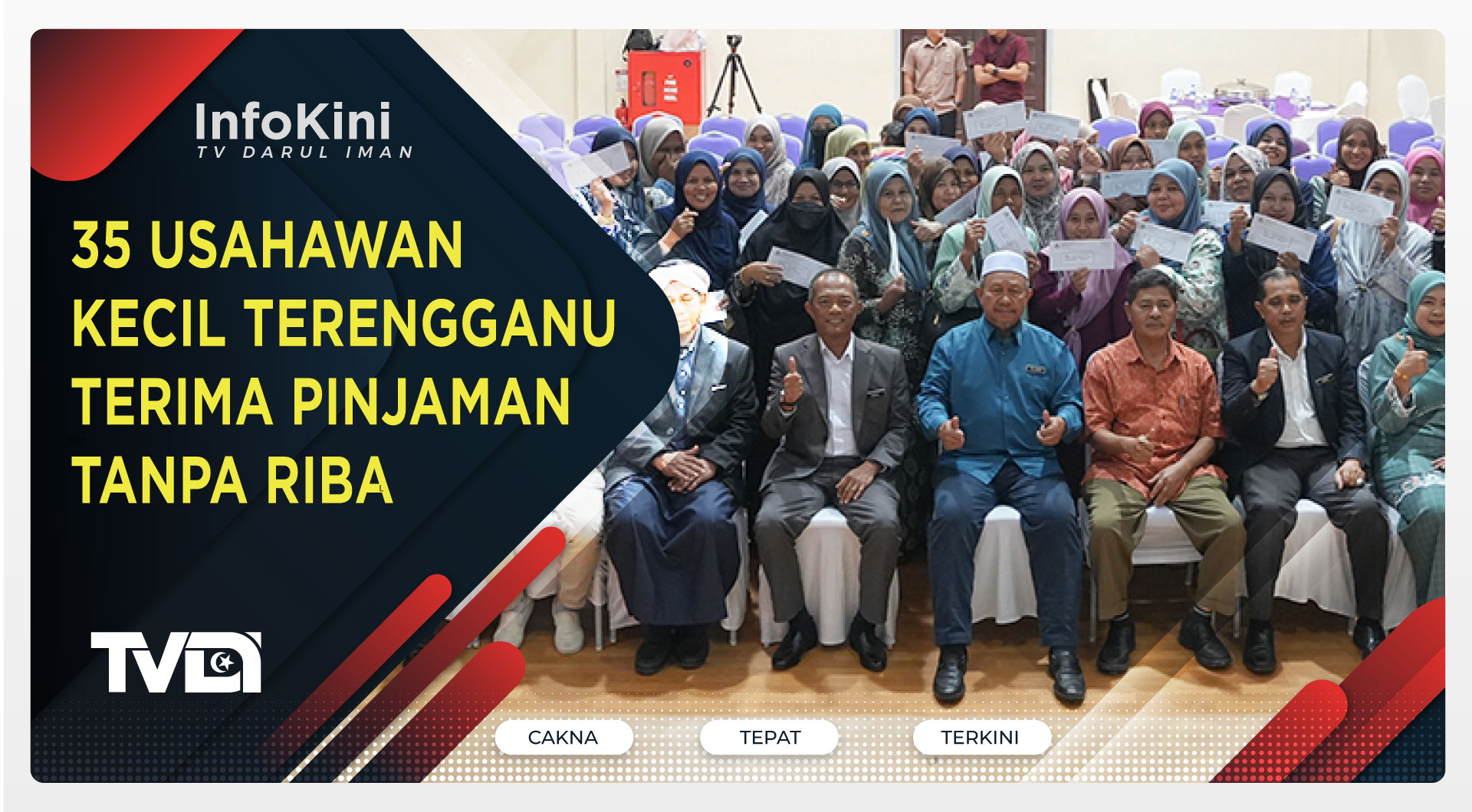 35 Usahawan Kecil Terengganu Terima Pinjaman Tanpa Riba