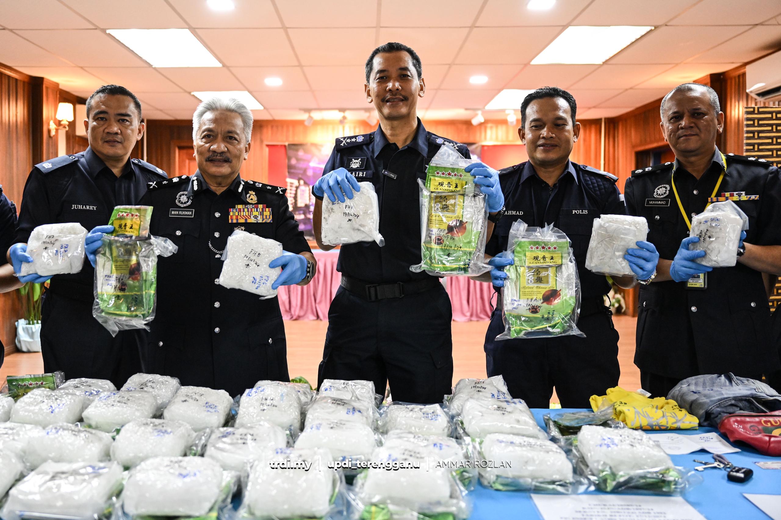 Polis Terengganu Rampas Dadah RM1.15 Juta