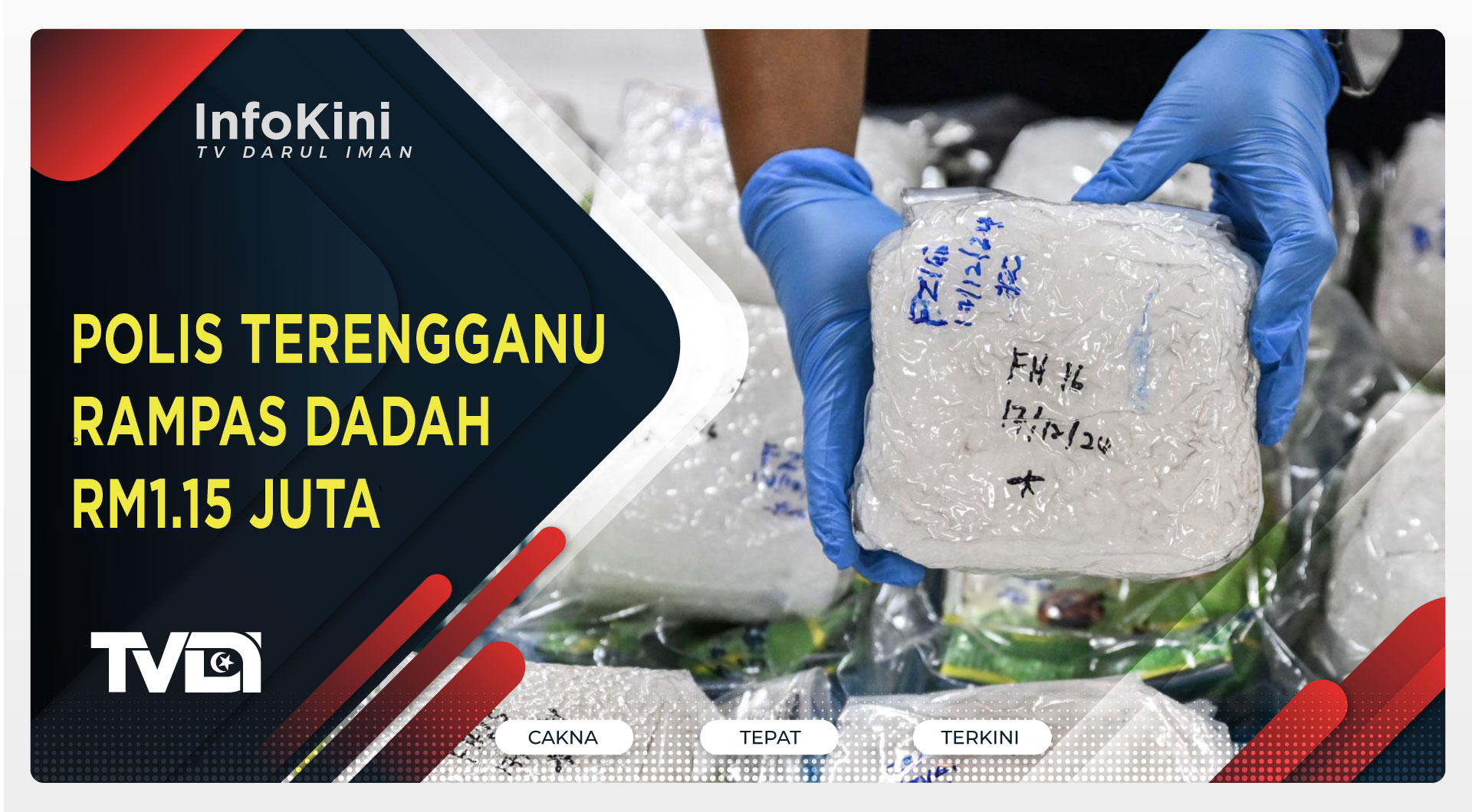 Polis Terengganu Rampas Dadah RM1.15 Juta