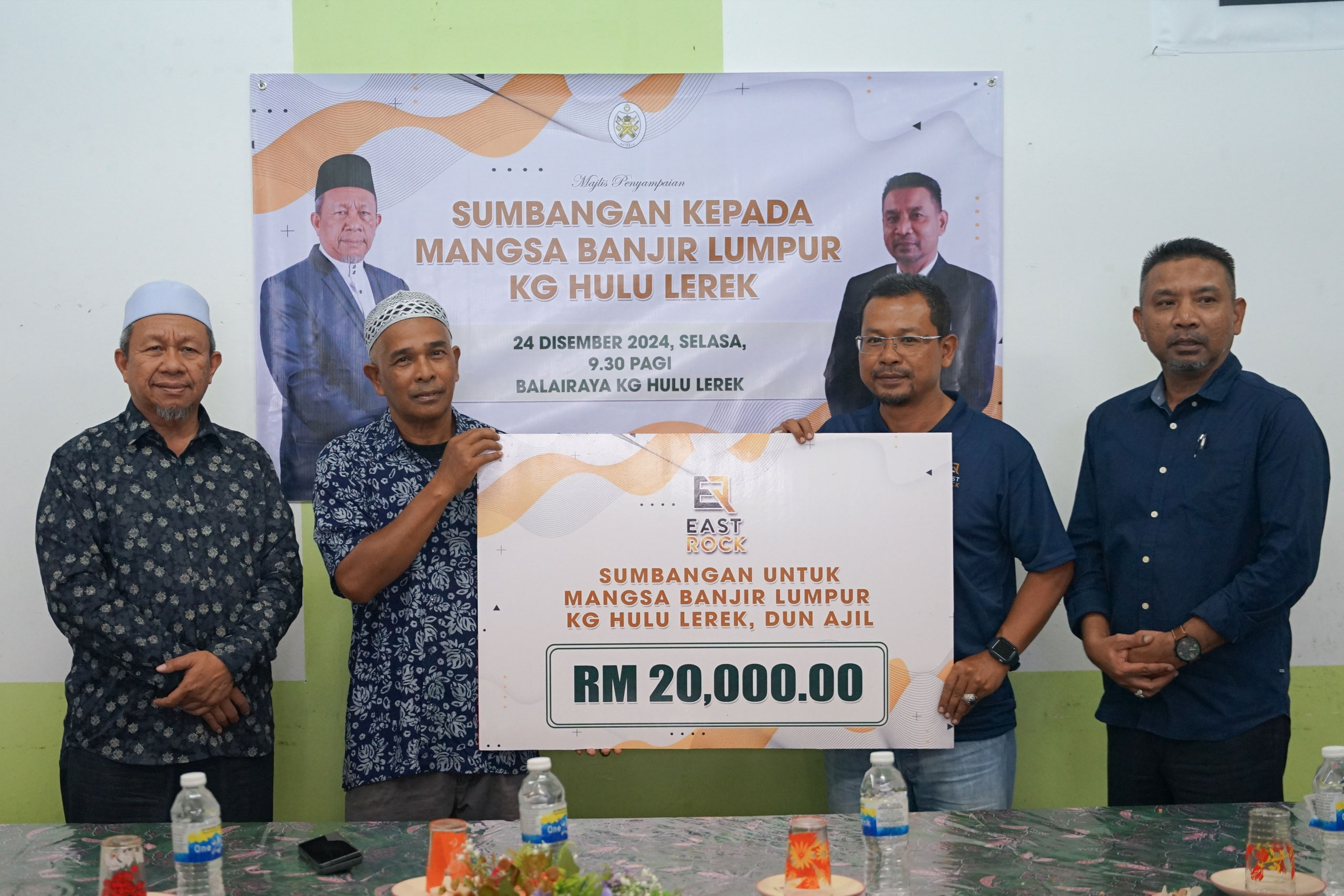 20 Mangsa Banjir Lumpur di Kg Hulu Lerek Terima Ganti Rugi