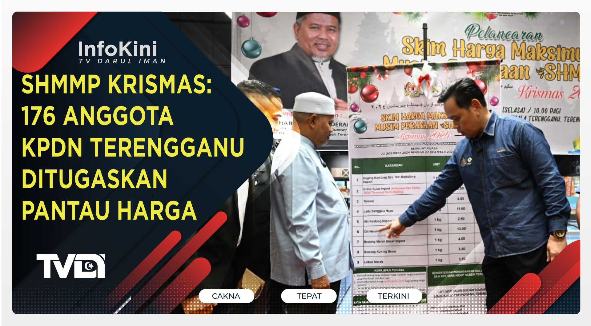 SHMMP KRISMAS: 176 Anggota KPDN Terengganu Ditugaskan Pantau Harga