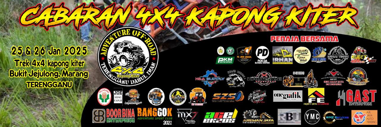 Lebih 40 Peserta Berentap Dalam 'Cabaran 4x4 Kapong Kiter'