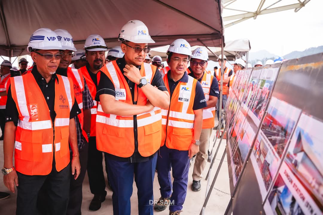 Projek ECRL di Terengganu Capai Kemajuan 90 Peratus