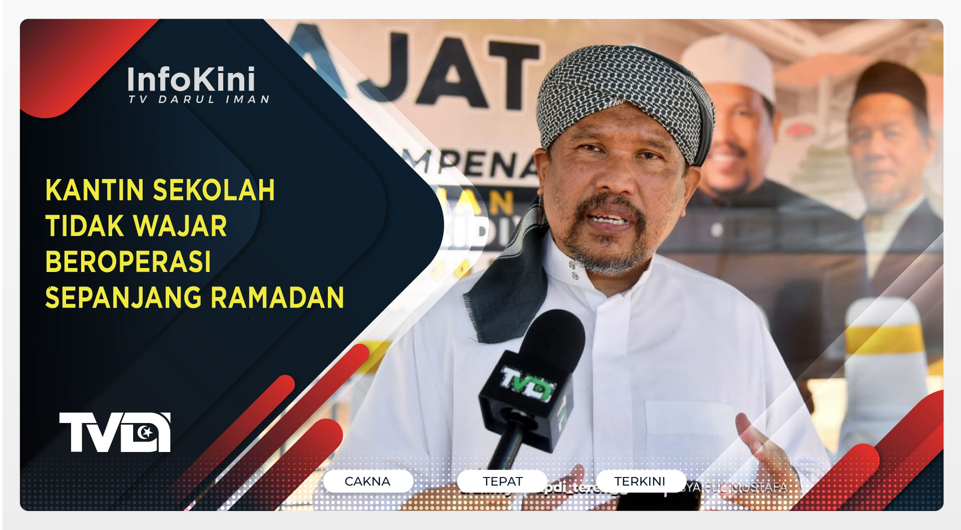 Kantin Sekolah Tidak Wajar Beroperasi Sepanjang Ramadan