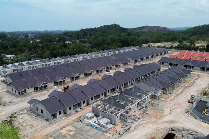Projek Rumah Mampu Milik Bukit Gasing II Hampir Siap