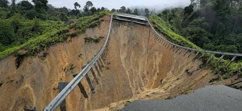 Kos Baik Pulih Jalan Aring-Kenyir RM36 Juta