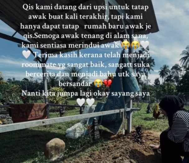 Kami Datang Lihat 'Rumah Baru' Awak Qis - Rakan Mangsa