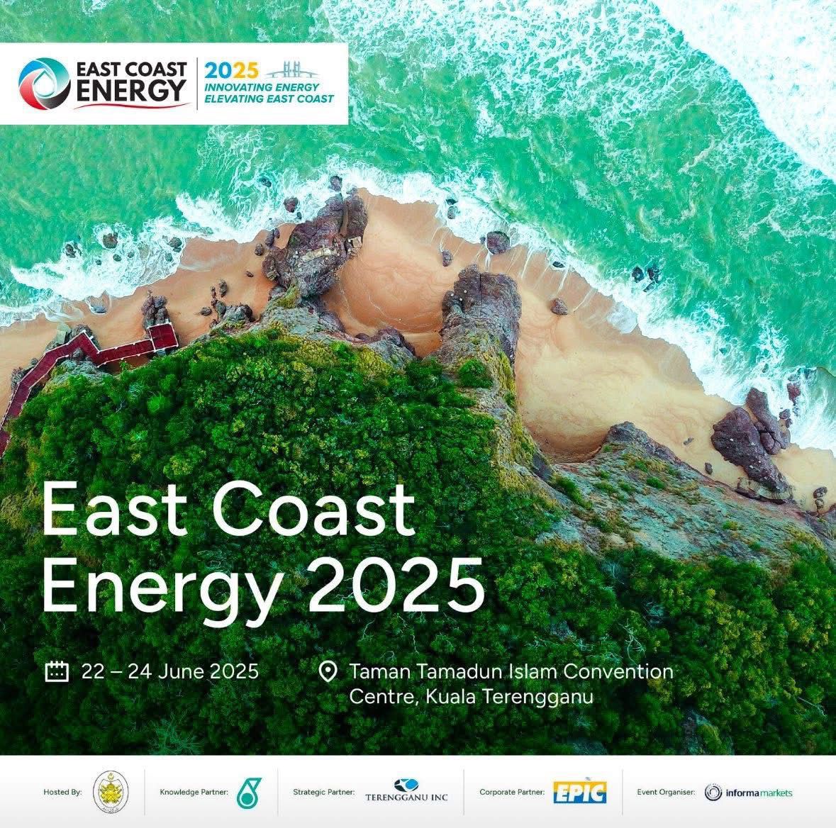 Tenaga Baharu : Persidangan East Coast Energy 2025 Tarik 800 Pemain Industri