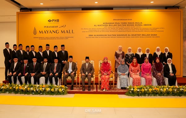 Sultan Terengganu Rasmi Mayang Mall