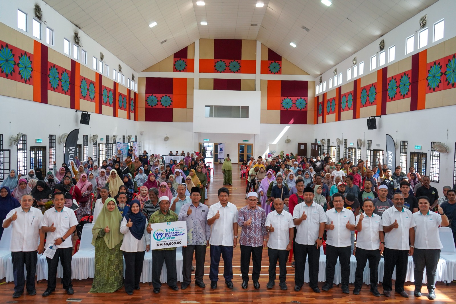 TDM Berhad Salur Bantuan Buat 200 Asnaf DUN Tepoh