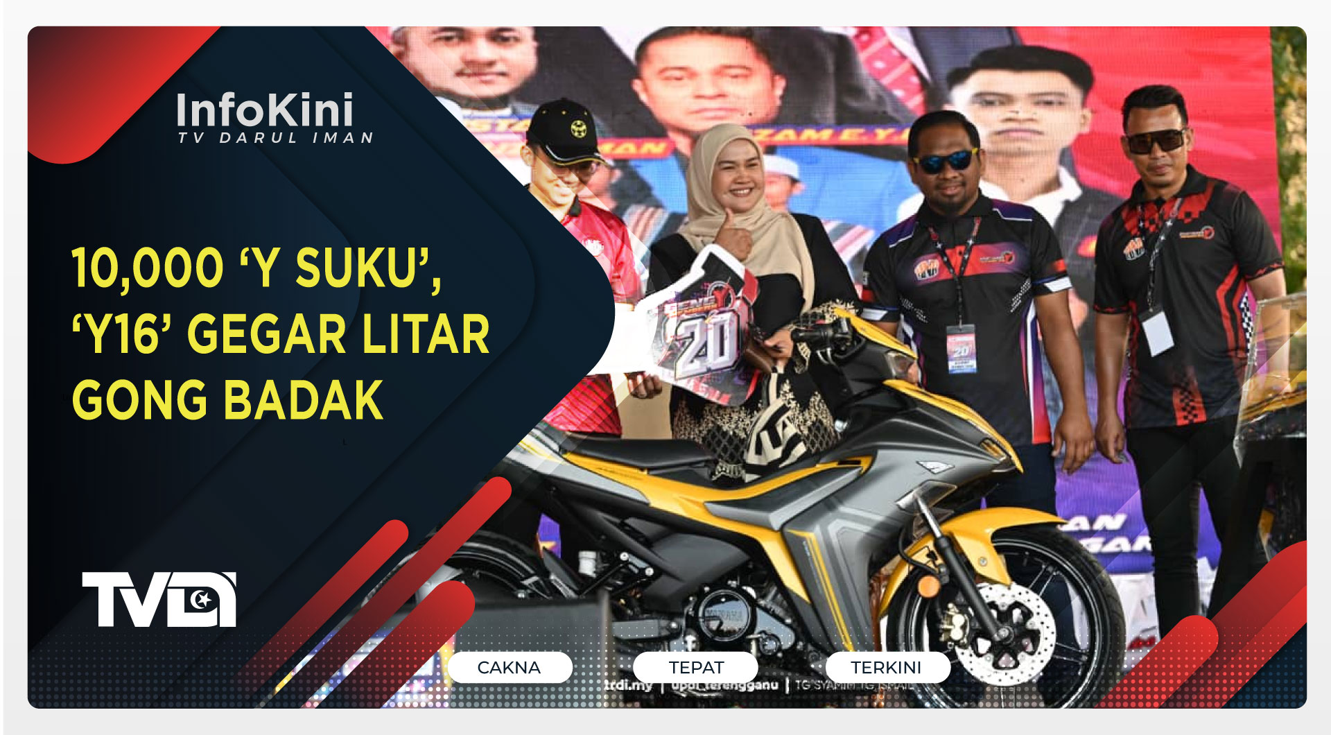 10,000 ‘Y Suku’, ‘Y16’ Gegar Litar Gong Badak