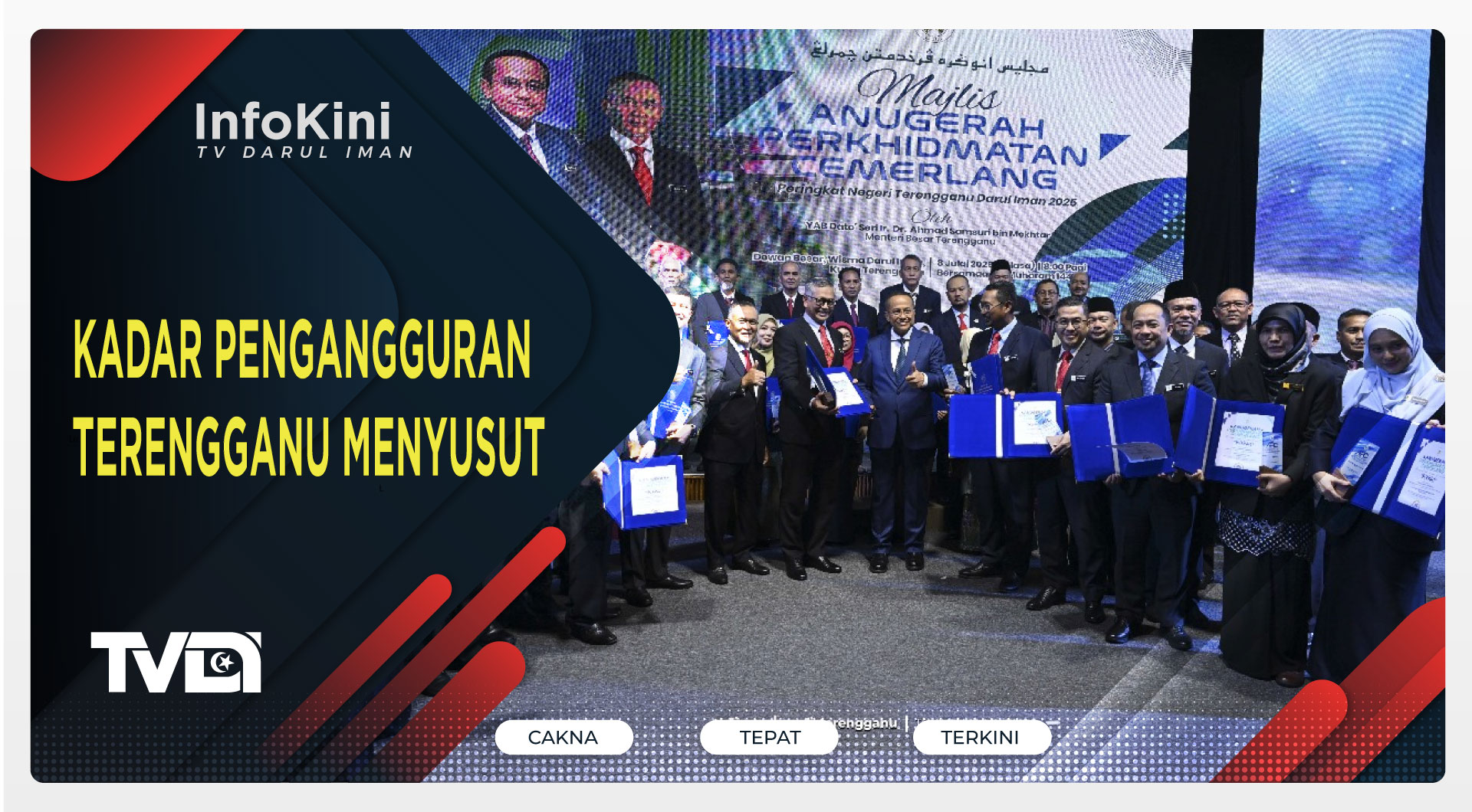 Kadar Pengangguran Terengganu Menyusut