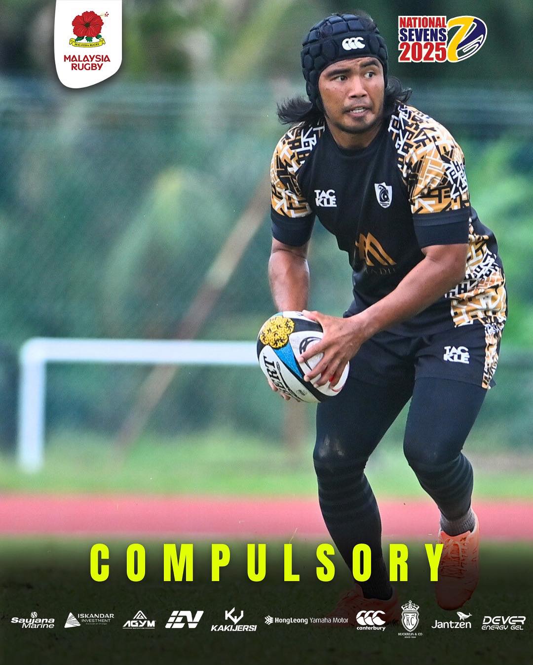 Pemain Ragbi Muslim Tutup Aurat di National 7s 2025