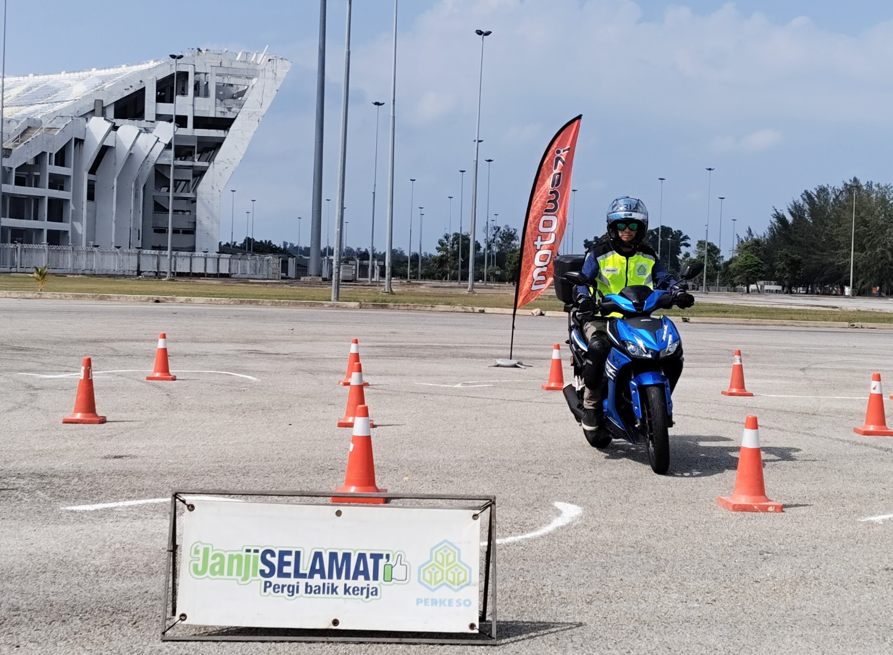 PERKESO Challenge Uji Kemahiran Pengunjung di Cub Prix Terengganu