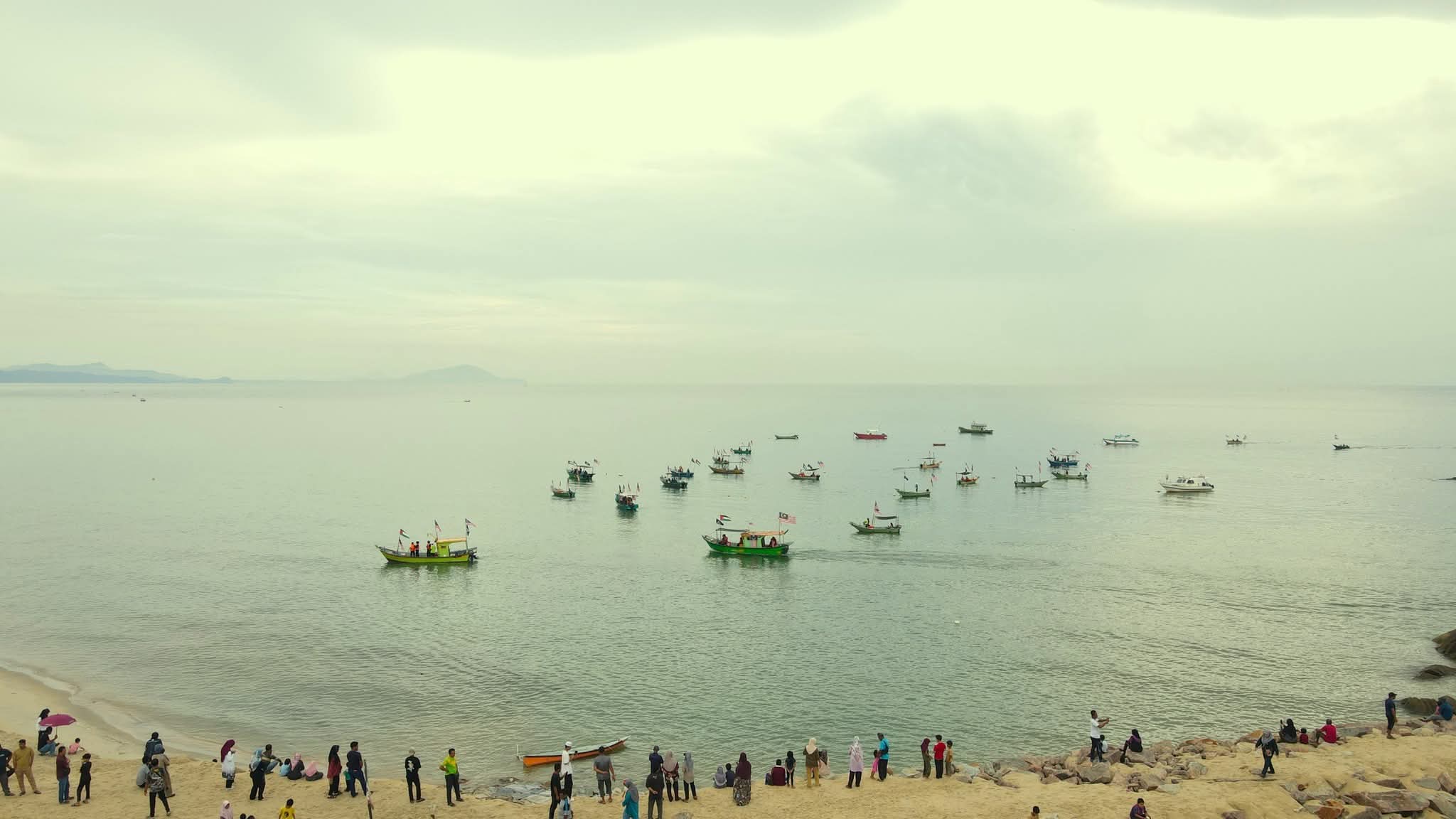 Kijal Cetus Gelombang Solidariti Sumud Flotilla Terawal di Asia