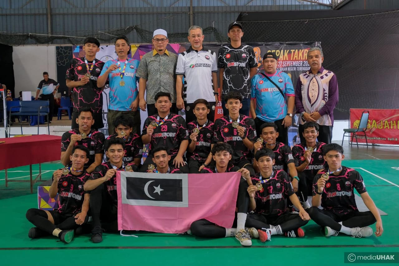 Kuala Nerus Rangkul Emas Sepak Takraw SUTERA III