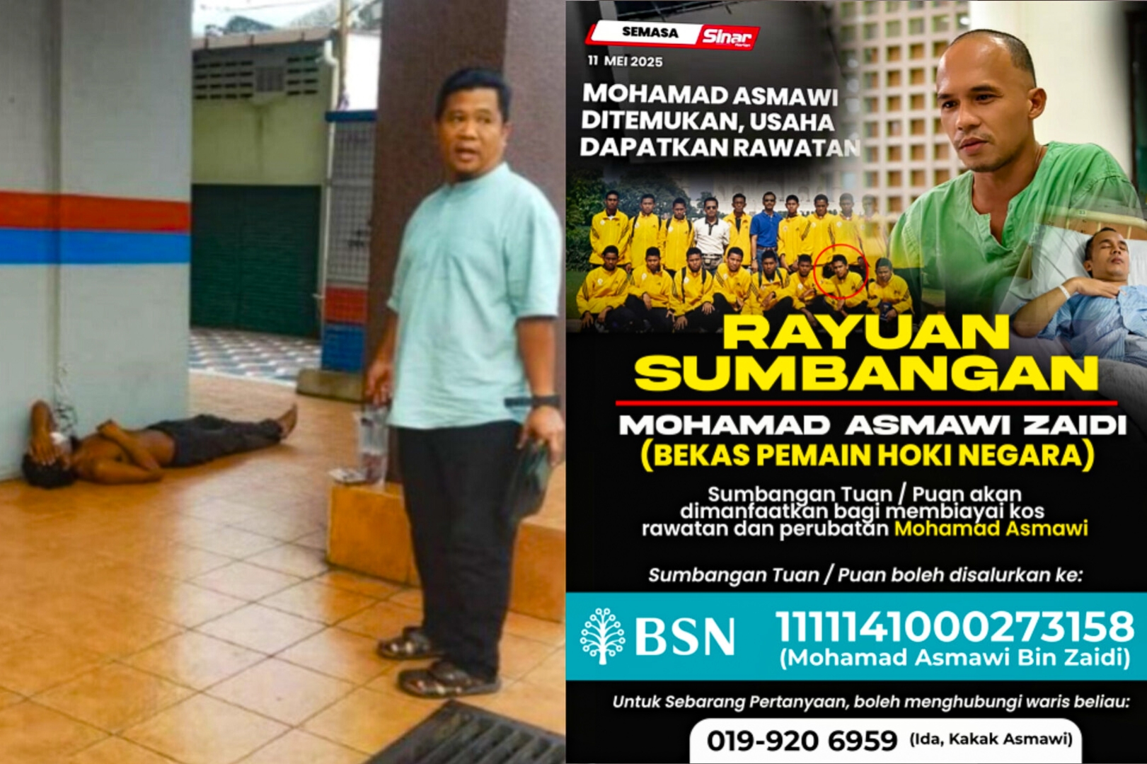 Pernah Harumkan Nama Negara, Asmawi Kini Perlukan Bantuan Rakyat