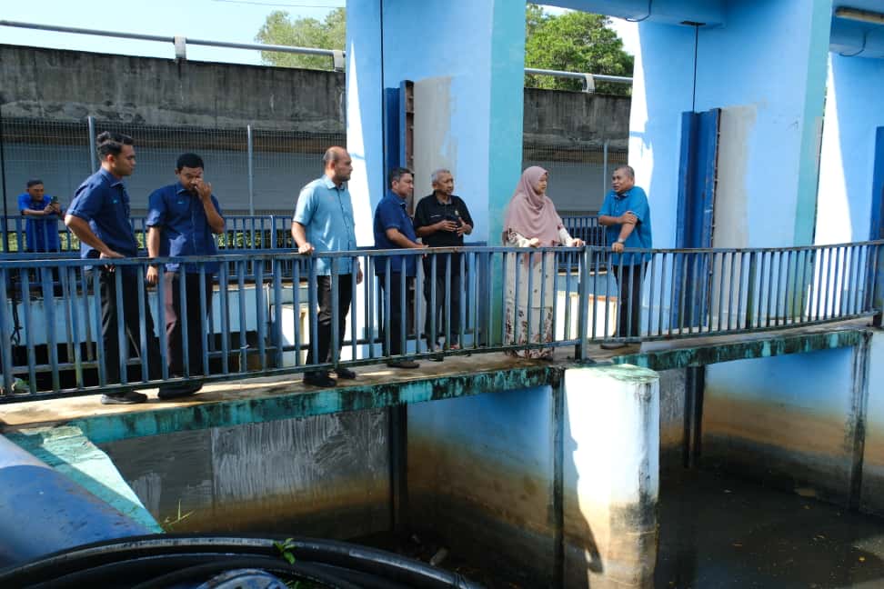 Kerja-Kerja Naik Taraf Pintu Kawalan Air Kuala Ibai Hampir Siap