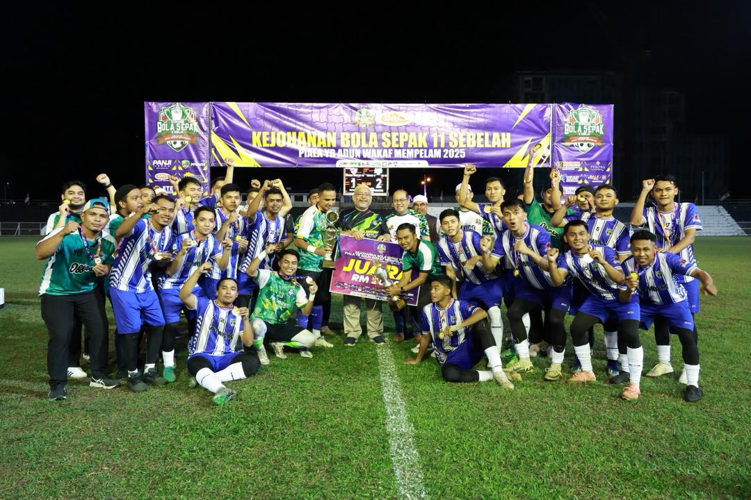 Wakaf Mempelam FC Julang Piala YB ADUN 2025, Sorakan 5,000 Penyokong Gegar Stadium