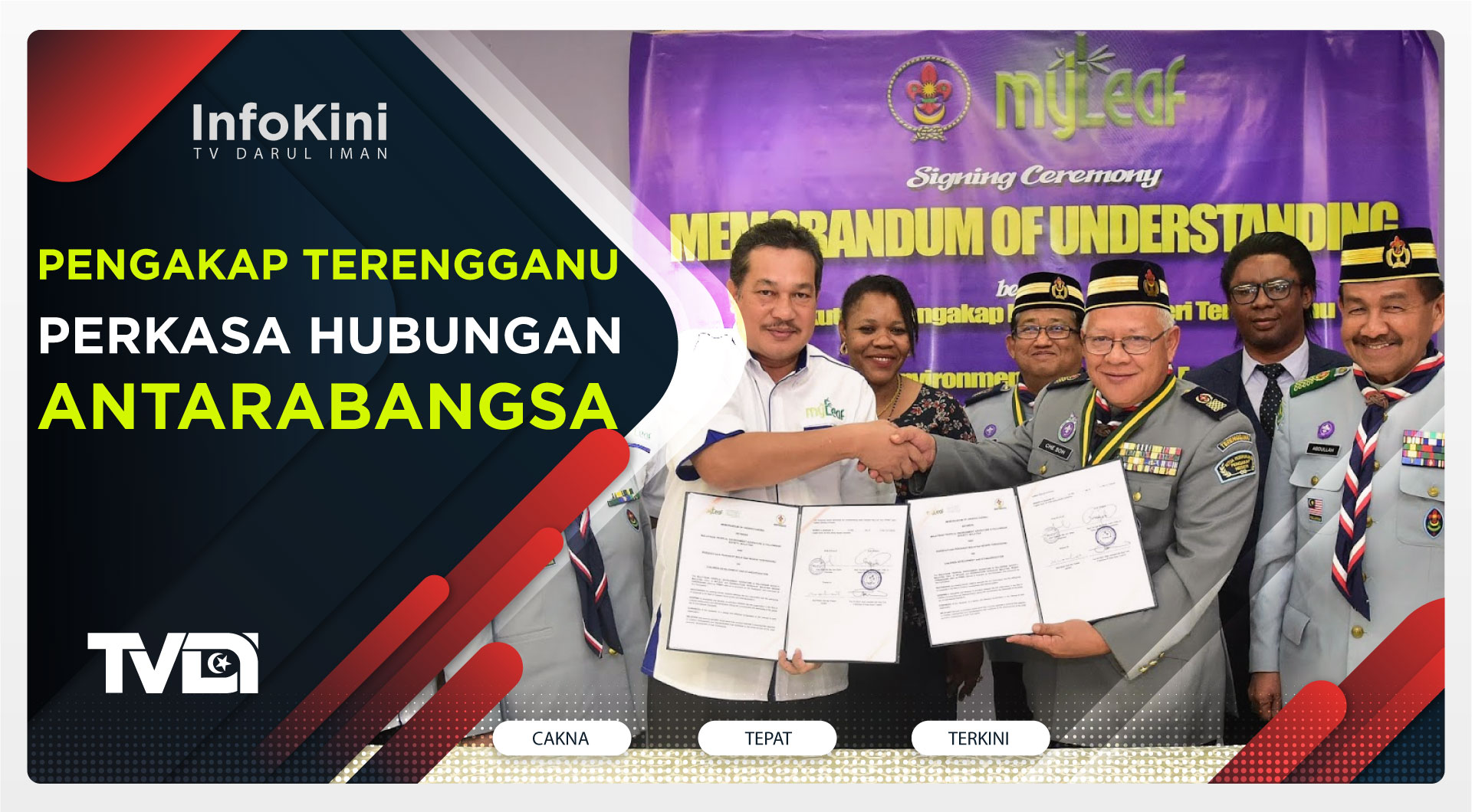 Pengakap Terengganu Perkasa Hubungan Antarabangsa