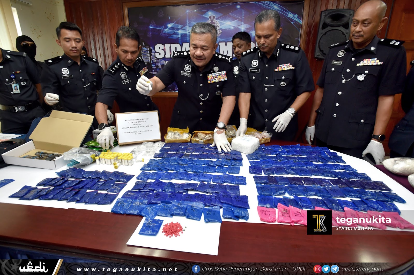 Polis Kemaman Rampas Dadah Bernilai RM1.71 Juta