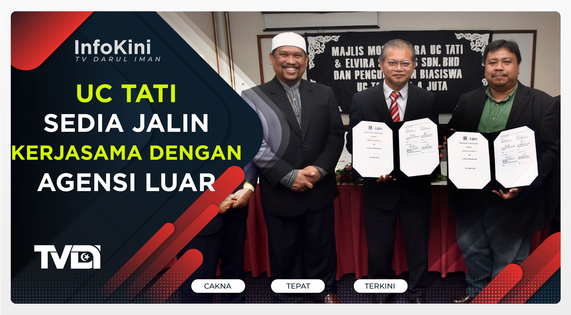 UC TATI Sedia Jalin Kerjasama Dengan Agensi Luar